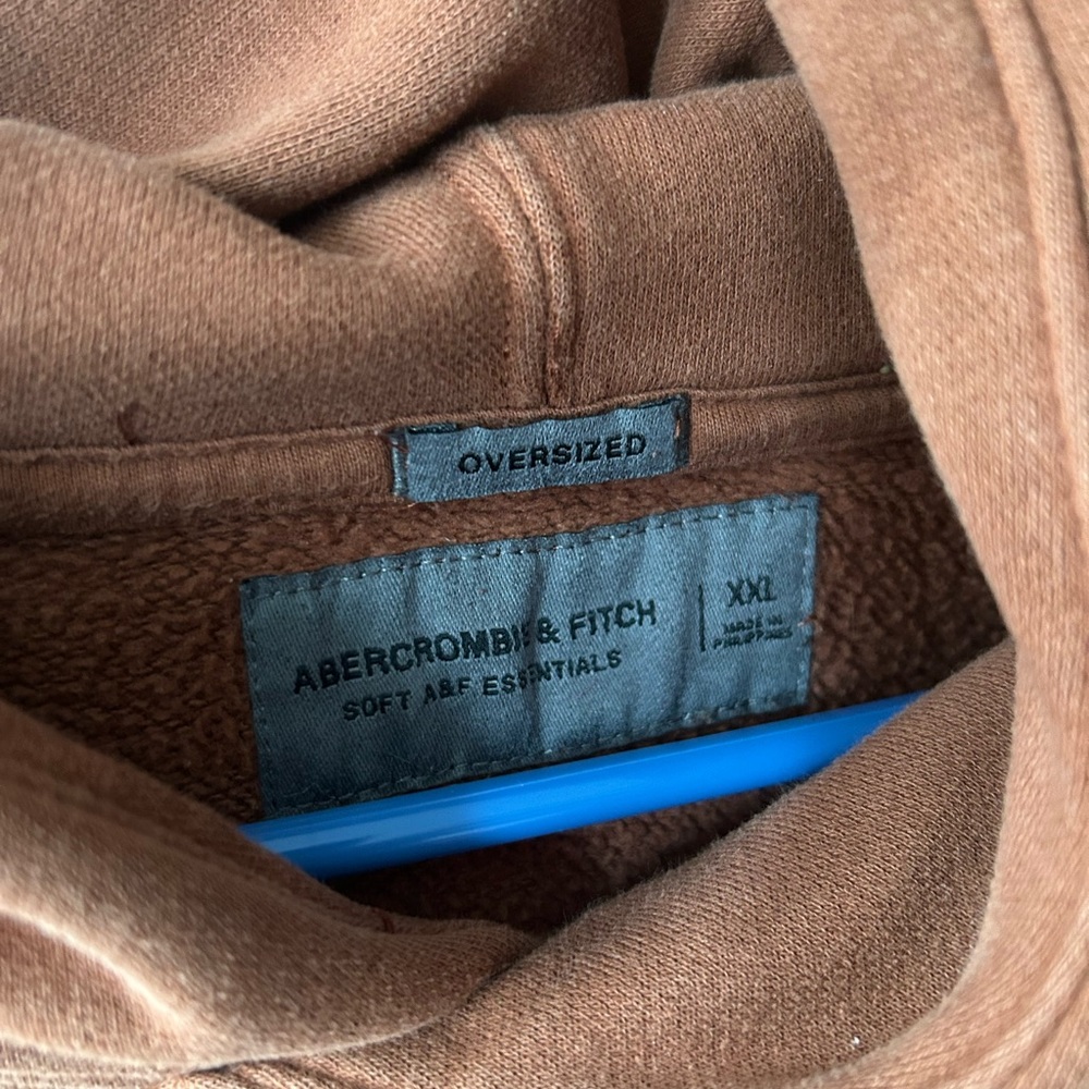 Abercrombie & Fitch Brown Oversized Hoodie - Picture 3 of 5
